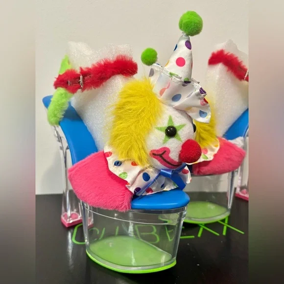 NIB Dolls Kill / Club Exx Chuckle Charm Platform Heels - Picture 3 of 10